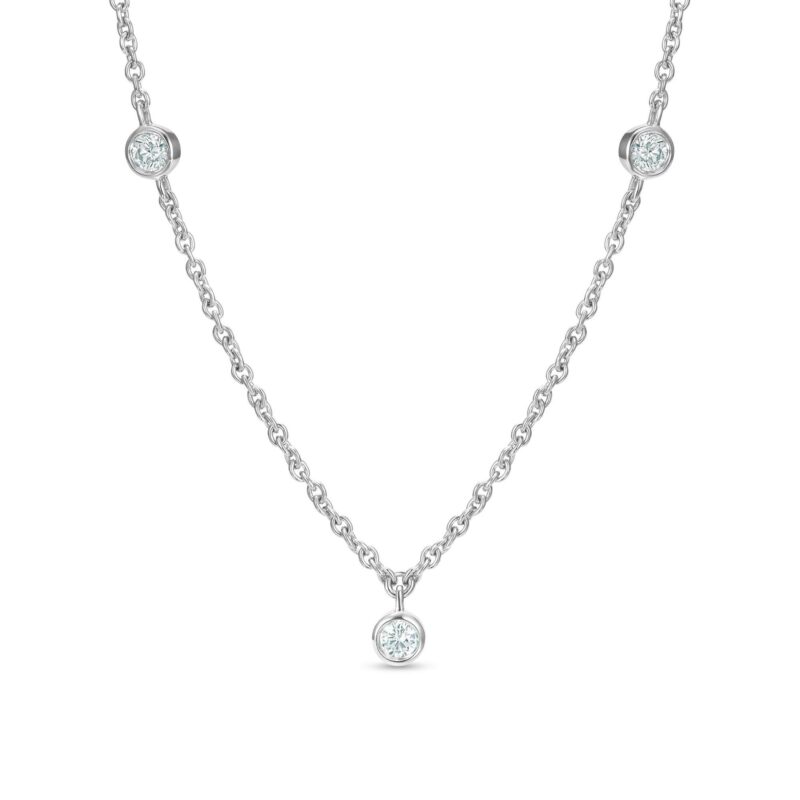 OC classic five diamond necklace